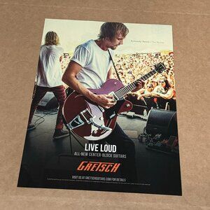 Kennedy Brock of The Maine - Gretsch Guitars - 2015 Print Advertisement